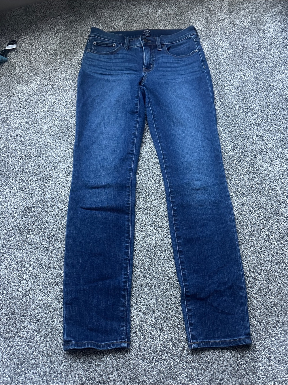 J. Crew Women's Skinny Leg Jeans in Dark Blue